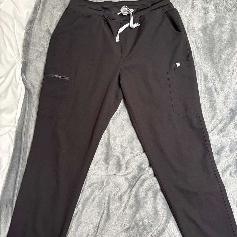 Figs Women's Black XL Tall Scrub Pants